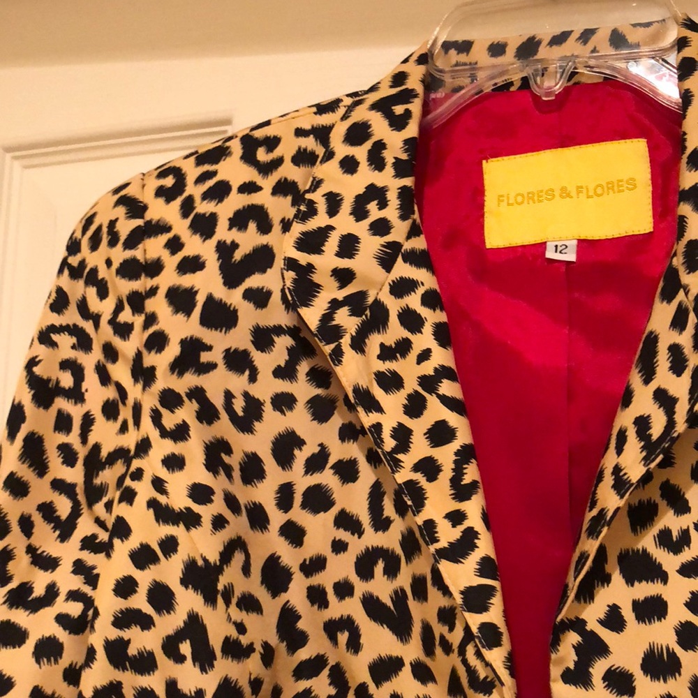 Silk Flores & Flores leopard jacket